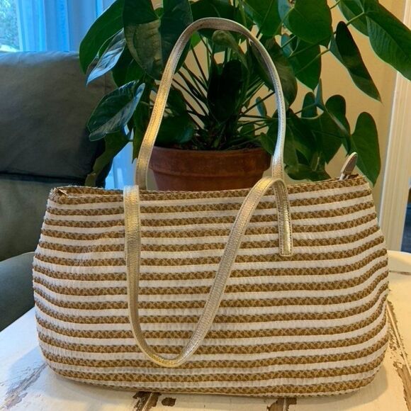 Eric Javits New York Straw Purse - Picture 1 of 15